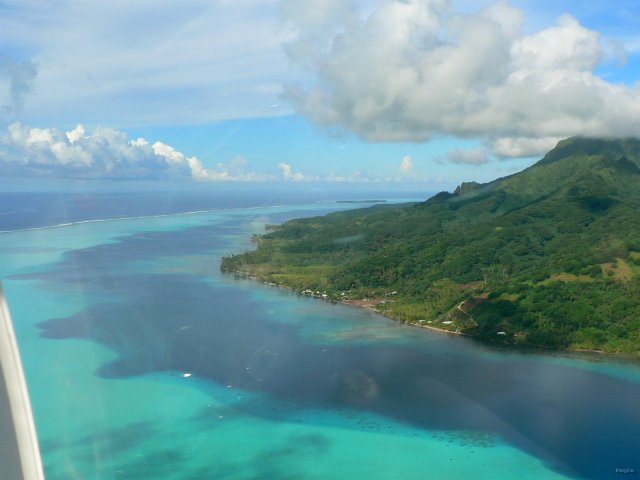 23- La pointe Puutarape au sud-est de Raiatea 
